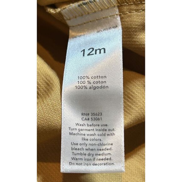 Carter’s Just One You 12 Months 2 piece Corduroy Jumper with Floral Top - Picture 4 of 4